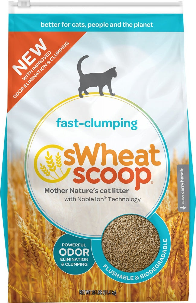 sWheat Scoop Fast Clumping Natural Original Cat Litter