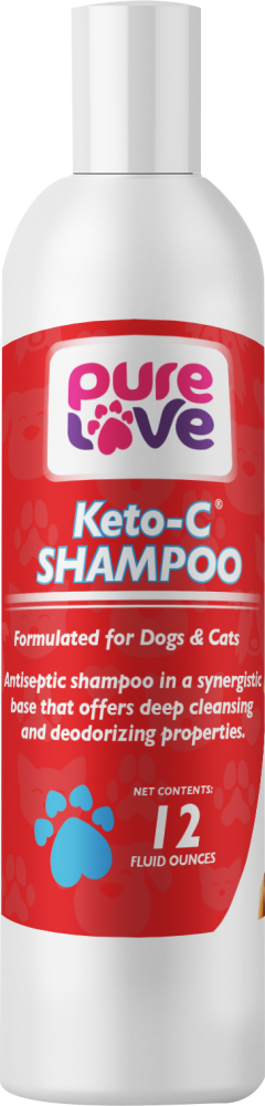 Pure Love Ketoconazole 1%, Chlorhexidine 2% Shampoo for Dogs and Cats