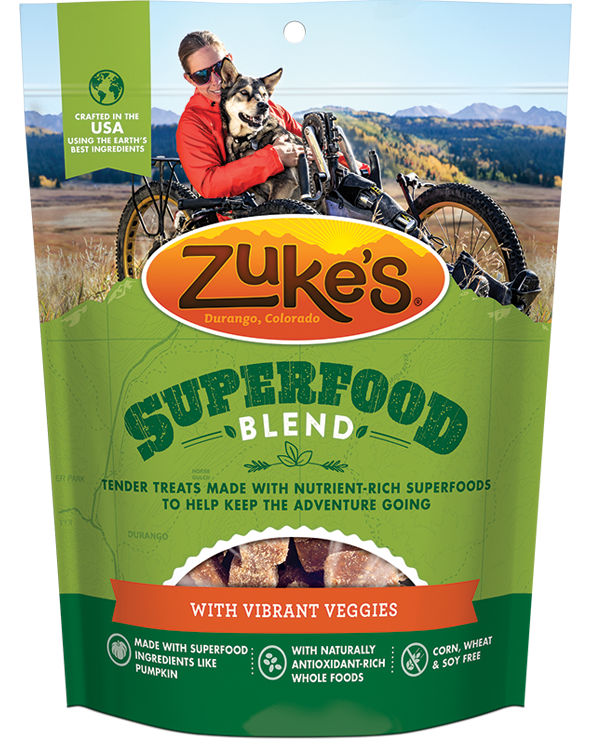 Zukes SuperFood Blend with Vibrant Veggies Dog Treats