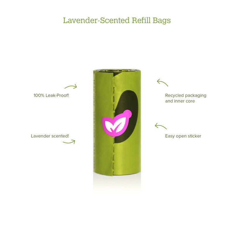 Earth Rated Refill Rolls Lavender Scented Waste Bags - 120 Count