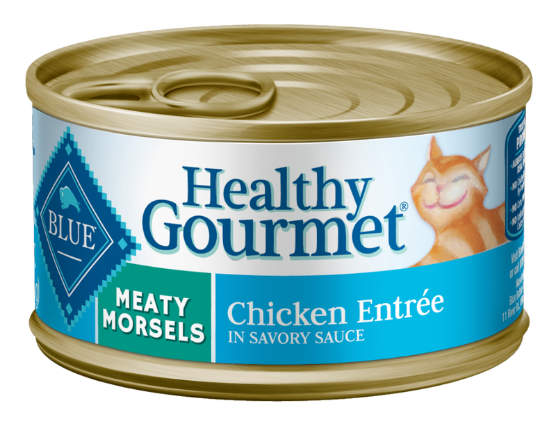 Blue Buffalo Healthy Gourmet Meaty Morsels Chicken Entree Canned Cat Food