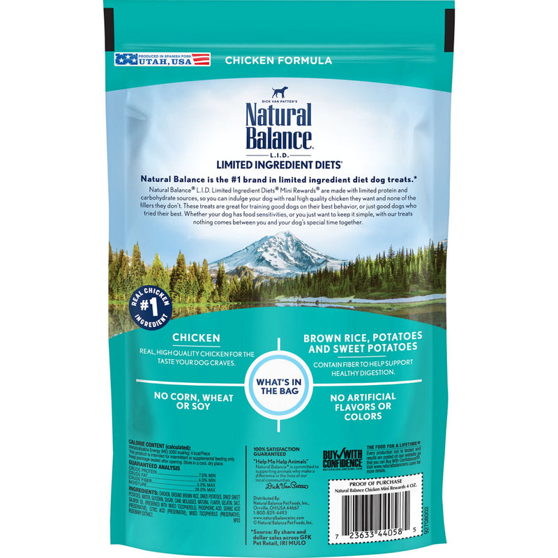 Natural Balance Limited Ingredient Jumpin Stix Chicken & Sweet Potato Formula Dog Treats