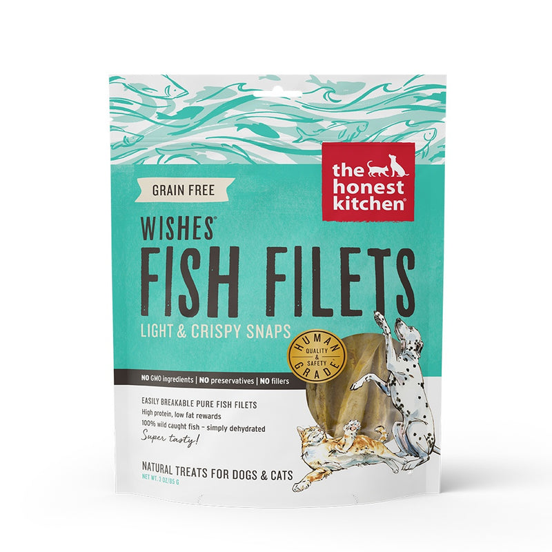 The Honest Kitchen WISHES Whitefish Fillet Dog  and Cat Treats