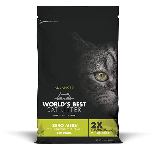 World's Best Zero Mess Pine Scented Cat Litter