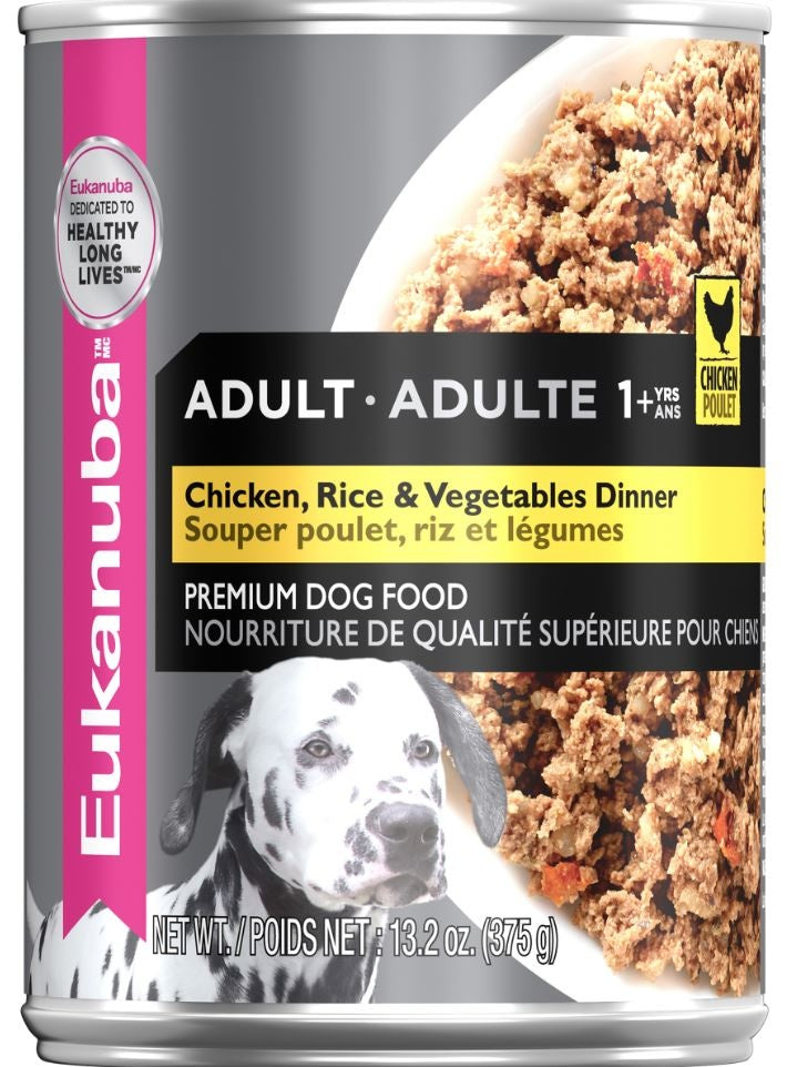 Eukanuba Adult Chicken, Rice, & Vegetables Dinner Canned Dog Food