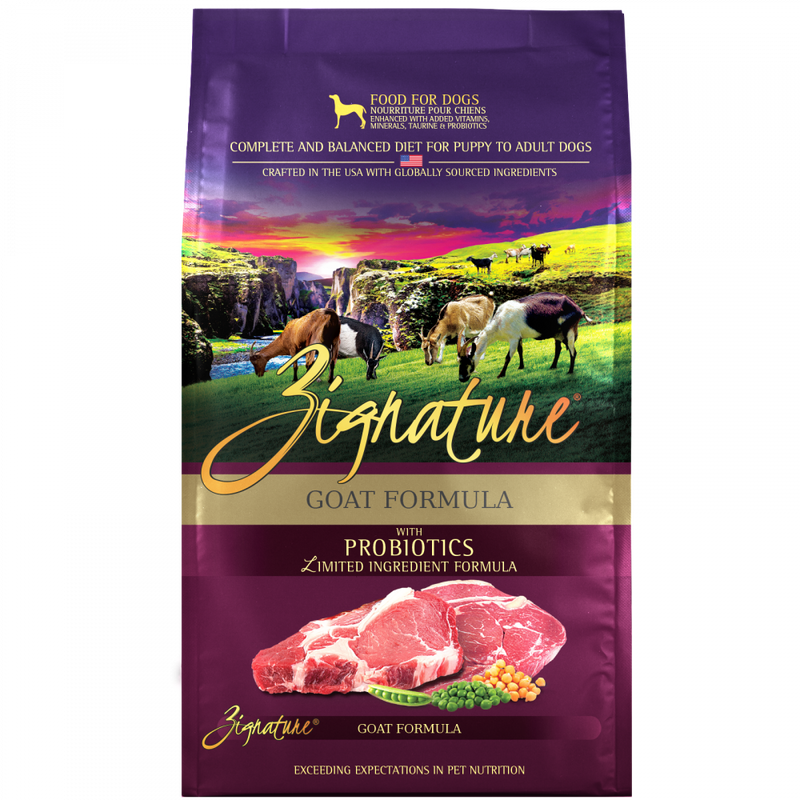 Zignature Limited Ingredient Diet Grain Free Goat Recipe Dry Dog Food