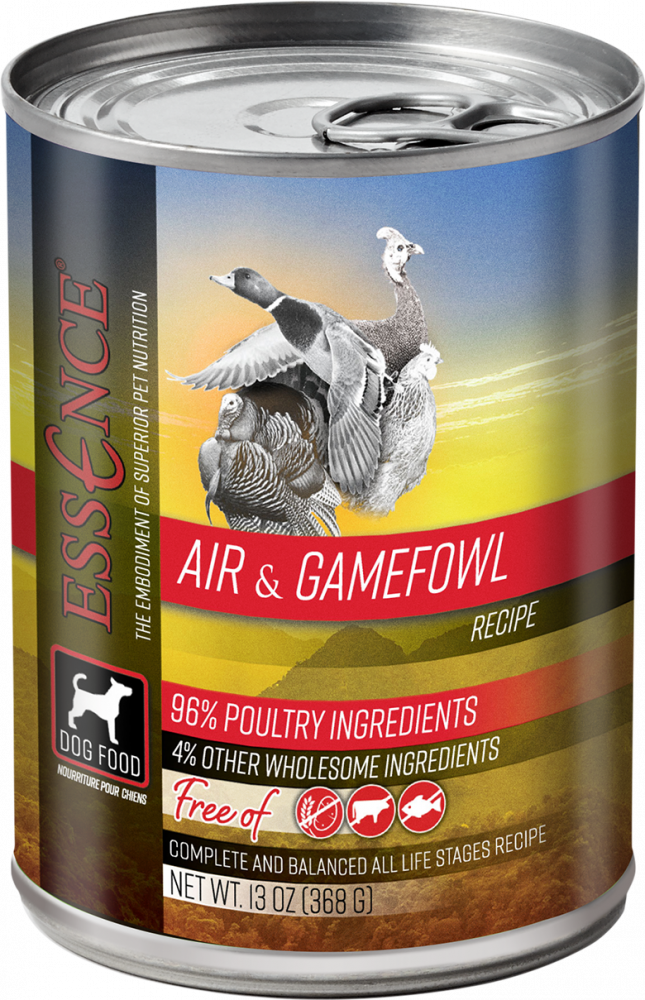 Essence Grain Free Air & Game Fowl Recipe Canned Dog Food