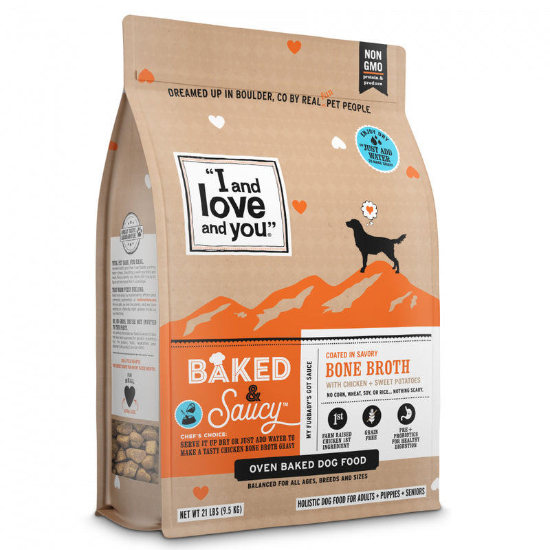 I and Love and You Baked & Saucy Chicken & Sweet Potato Dry Dog Food