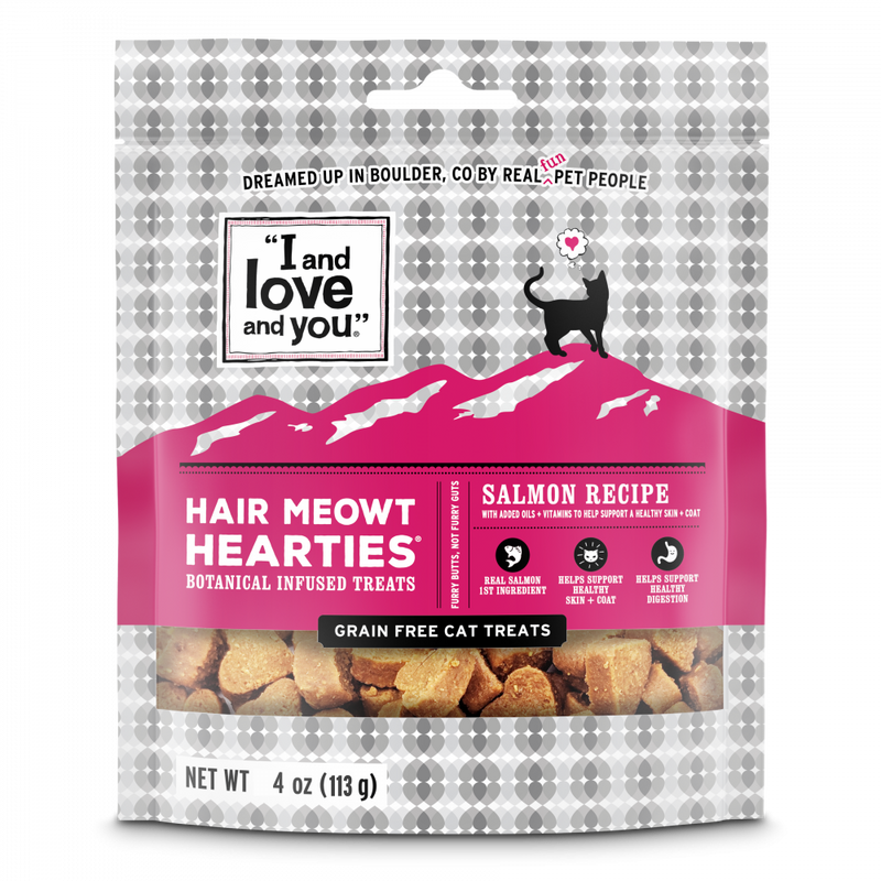 I and Love and You Hair Meow't Hearties Grain Free Cat Treats